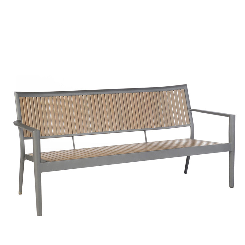 Alfresco Home Penelope All-Weather HDPE and Aluminum Outdoor Sofa