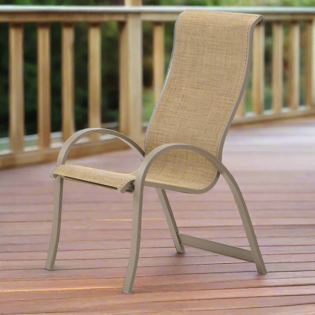 Telescope Casual Aruba II Sling Supreme Stacking Arm Chair