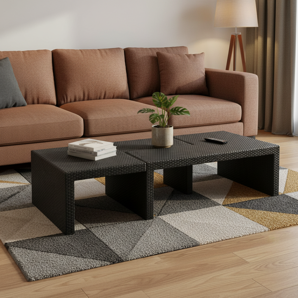 Panama Jack Onyx Puzzled Coffee Table