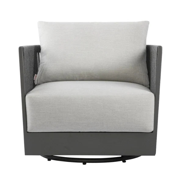 Elementi Capri Rope Outdoor Swivel Chair