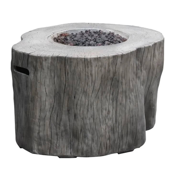 Elementi Warren Cast Concrete Outdoor Propane Fire Table