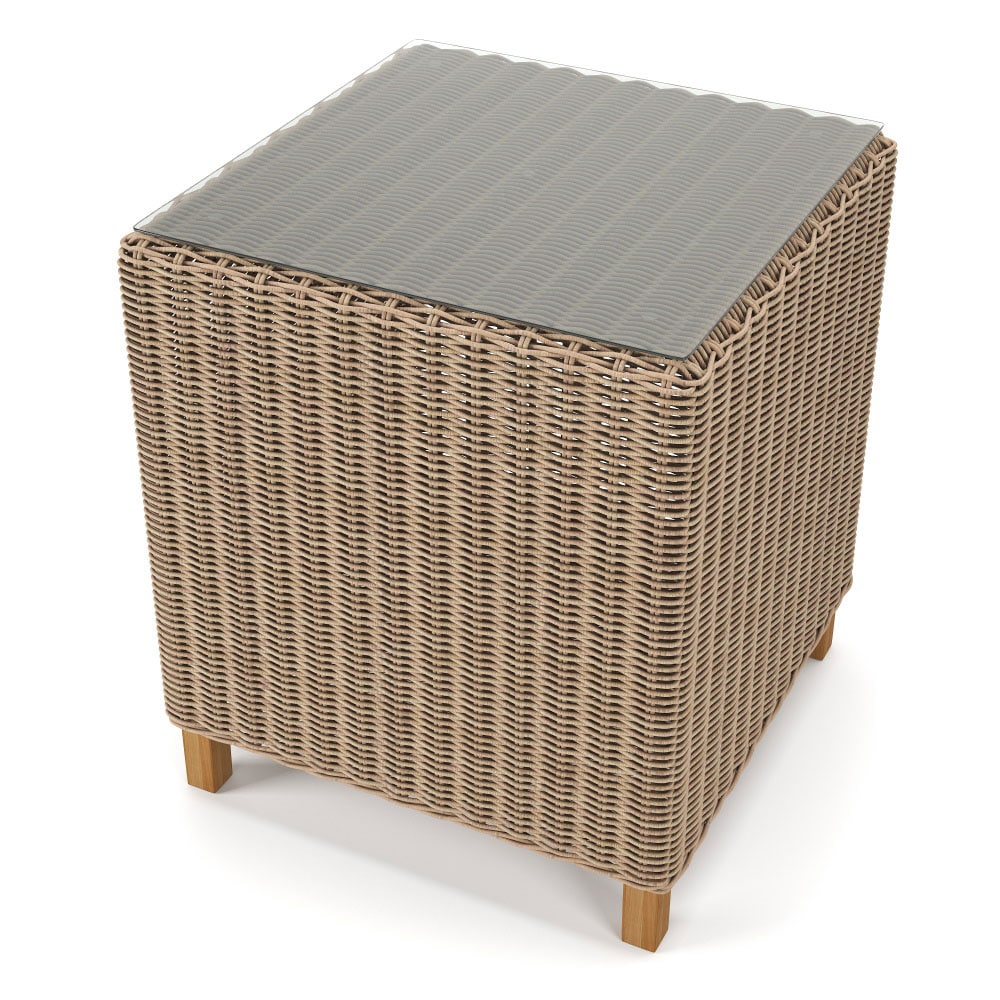 NorthCape International 6510 Wicker Outdoor End Table