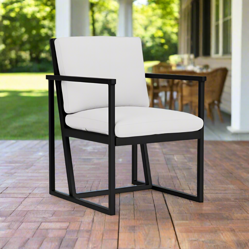 Lloyd Flanders Summit Aluminum Outdoor Dining Armchair