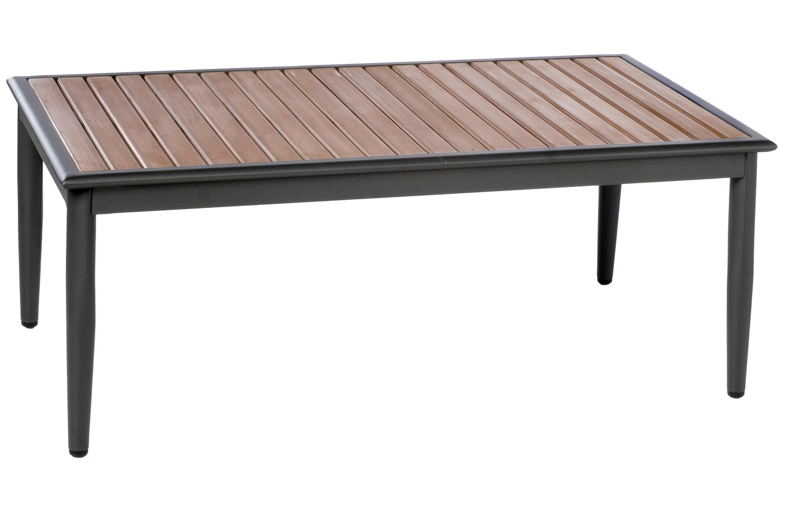 Alfresco Home Oden All-Weather HDPE & Aluminum Outdoor 45" Rectangular Coffee Table