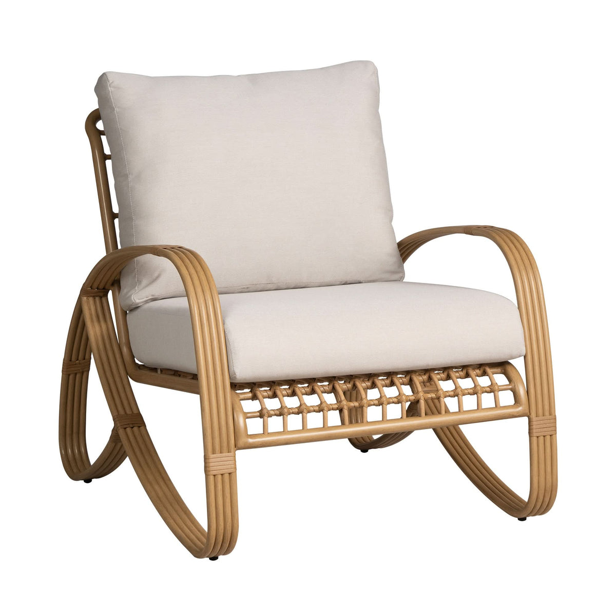 Lloyd Flanders Riviera Wicker Outdoor Lounge Chair