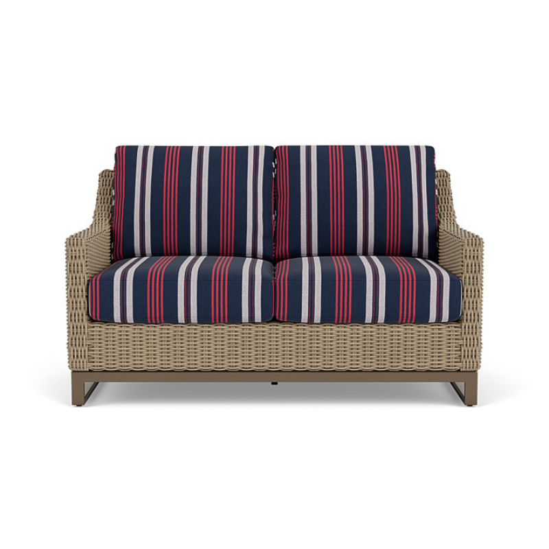 Lloyd Flanders Milan Woven Vinyl Outdoor Loveseat