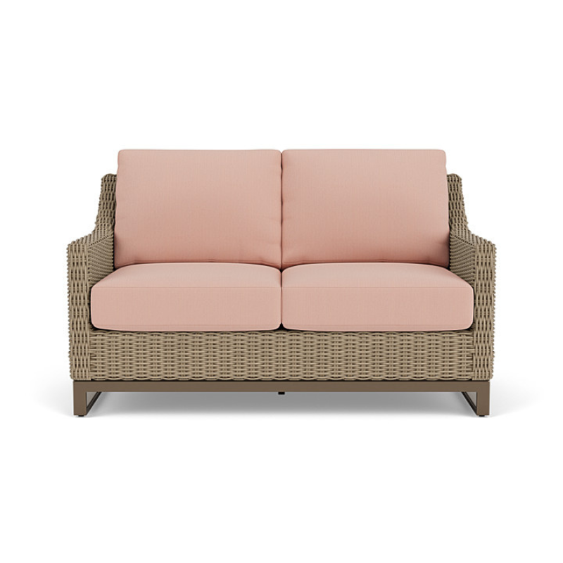 Lloyd Flanders Milan Woven Vinyl Outdoor Loveseat