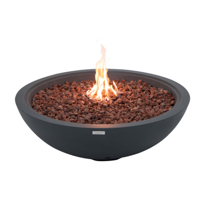 Elementi Rose Bowl Concrete Outdoor Fire Table