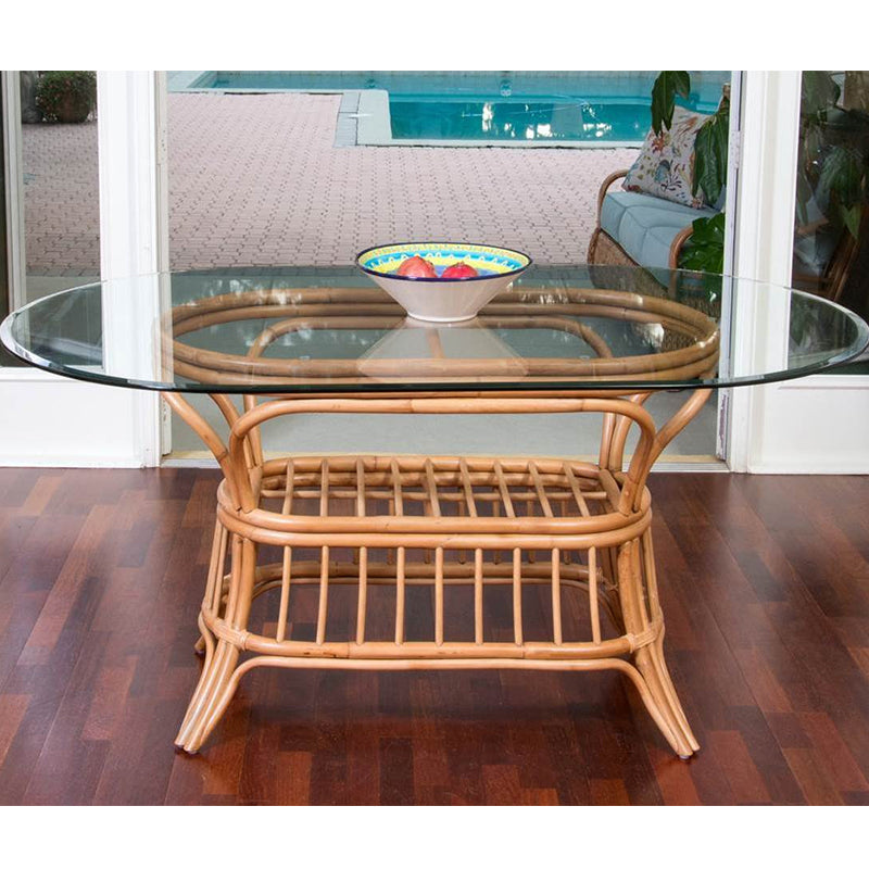 Alexander & Sheridan Universal Rattan Indoor Oval Dining Table