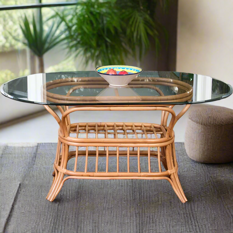 Alexander & Sheridan Universal Rattan Indoor Oval Dining Table