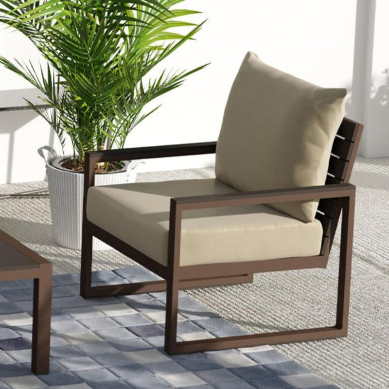 DecoScape Modera Aluminum Outdoor Club Lounge Chair
