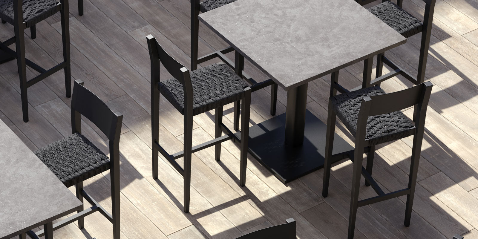 DecoScape Belmont Bar Side Rope Chair