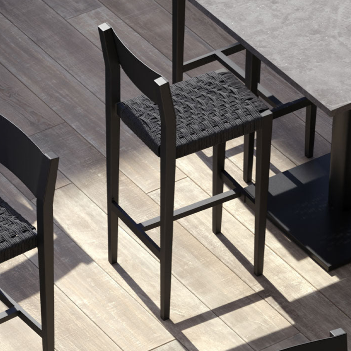 DecoScape Belmont Bar Side Rope Chair