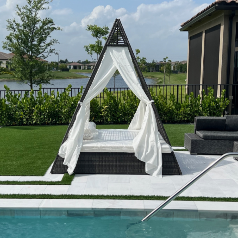 Panama Jack Helios Aluminum Outdoor Daybed