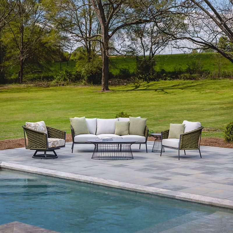 Lloyd Flanders Escape Aluminum Outdoor Sofa