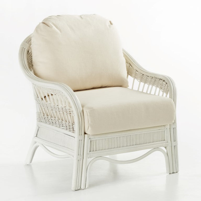 South Sea Rattan Bermuda Wicker Indoor Lounge Chair