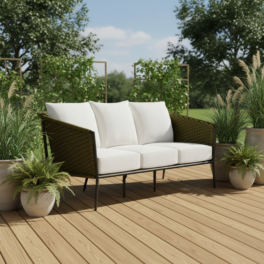 Lloyd Flanders Escape Aluminum Outdoor Sofa