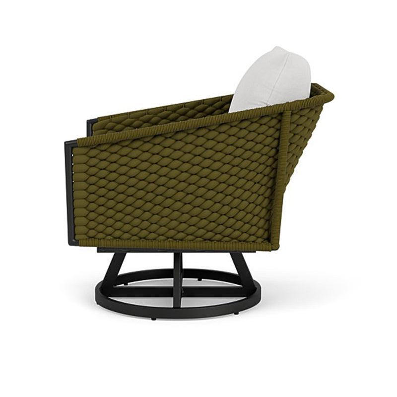 Lloyd Flanders Escape Aluminum Outdoor Swivel Lounge Chair