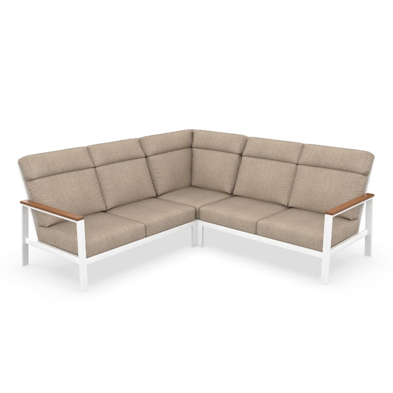 NorthCape International Ashford Aluminum Outdoor 5-Person Sectional Patio Set
