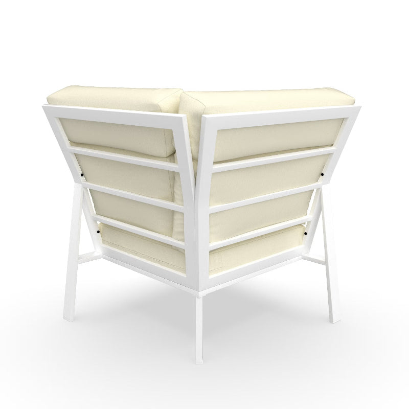 NorthCape International Ashford Aluminum Outdoor Sectional 90 Degree Corner Chair