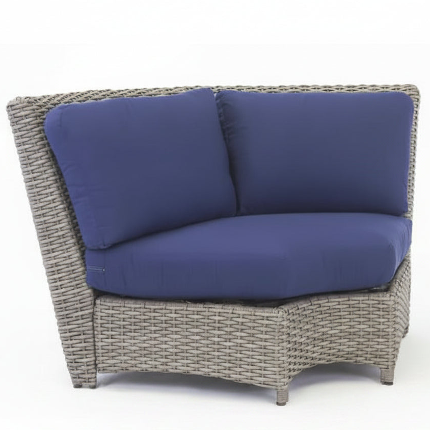 South Sea Rattan Saint Tropez Wicker Outdoor Sectional Corner