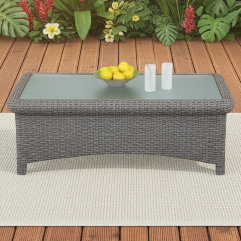 South Sea Rattan Saint Tropez Wicker Outdoor Coffee Table