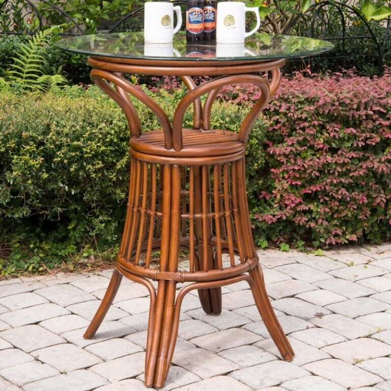 Alexander & Sheridan Universal Rattan Indoor Pub Table