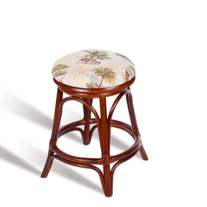 Alexander & Sheridan Universal Rattan Indoor 24" Backless Bar Stool