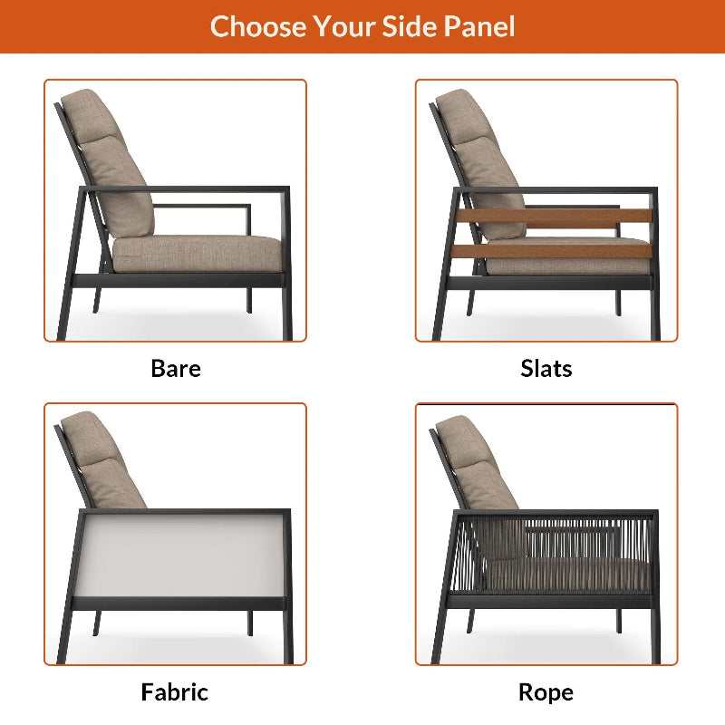 NorthCape International Windsor Aluminum Outdoor Lounge Chair