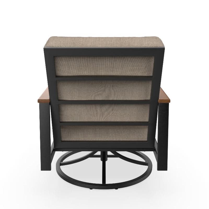 NorthCape International Windsor Aluminum Outdoor Swivel Rocking Lounge Chair