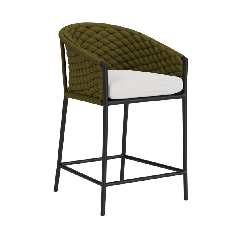 Lloyd Flanders Escape Aluminum Outdoor Balcony Stool