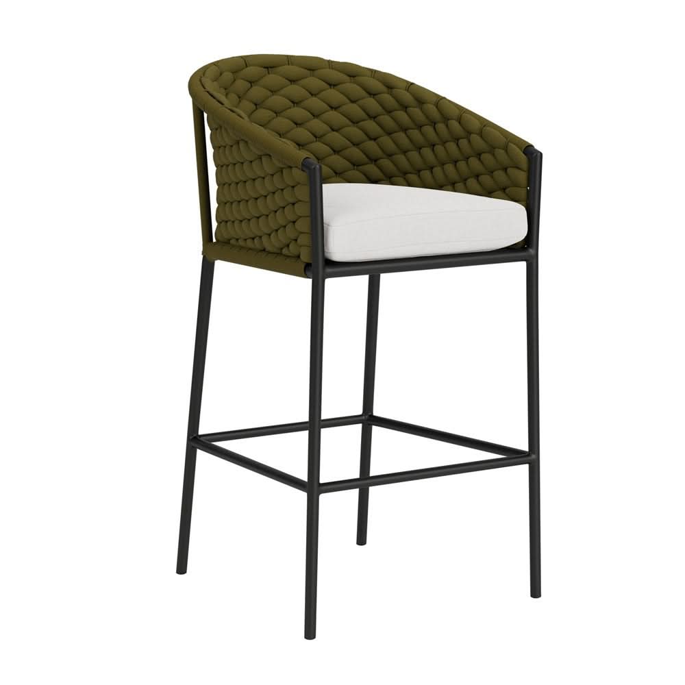 Lloyd Flanders Escape Aluminum Outdoor Bar Stool