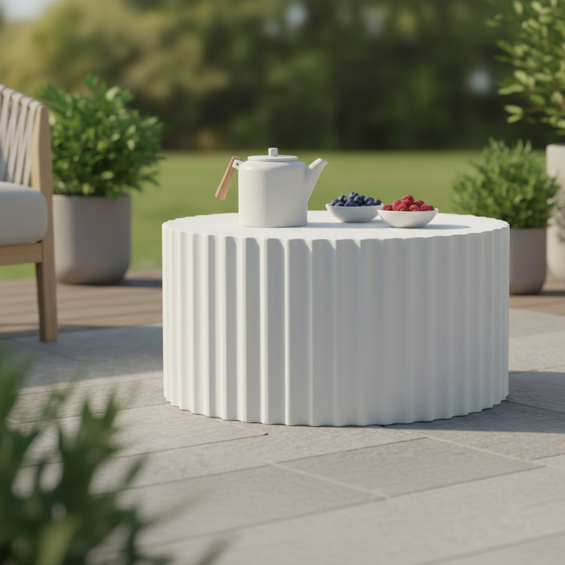 Sunset West Athena Concrete Outdoor Coffee Table