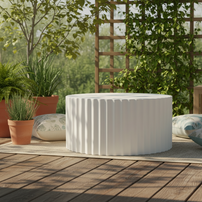 Sunset West Athena Concrete Outdoor Coffee Table