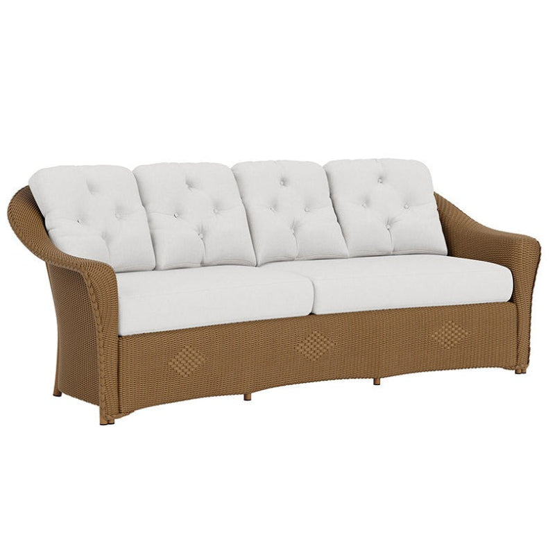 Lloyd Flanders Reflections Wicker Outdoor Crescent Sofa