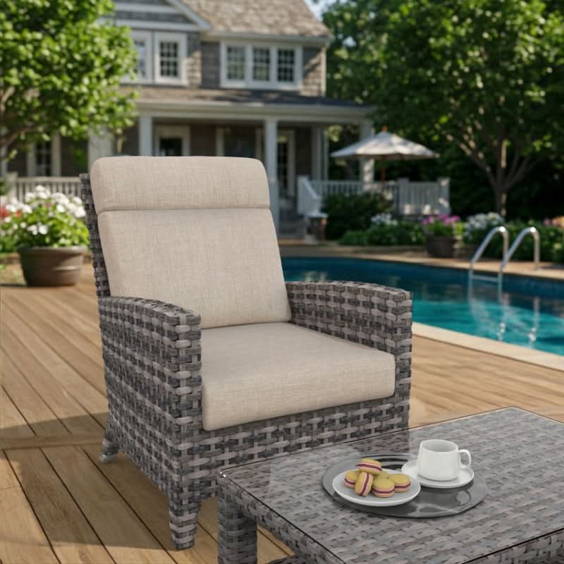Forever Patio Cavalier Wicker Outdoor Lounge Chair