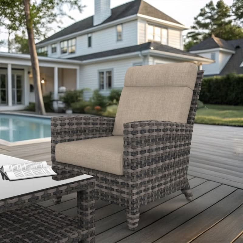 Forever Patio Cavalier Wicker Outdoor Lounge Chair