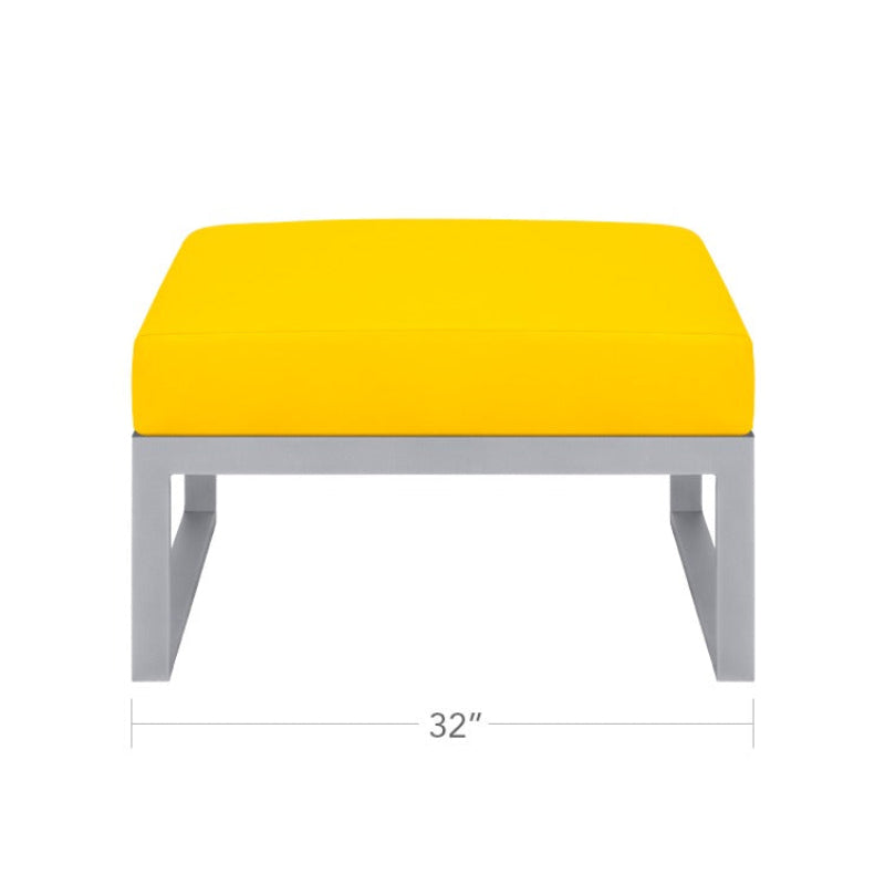 DecoScape Modera Aluminum Outdoor Ottoman
