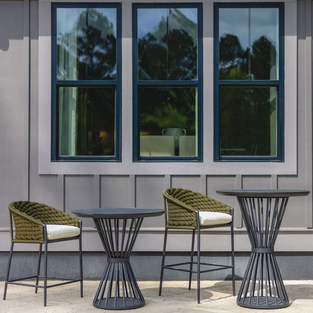 Lloyd Flanders Escape Aluminum Outdoor Bar Stool