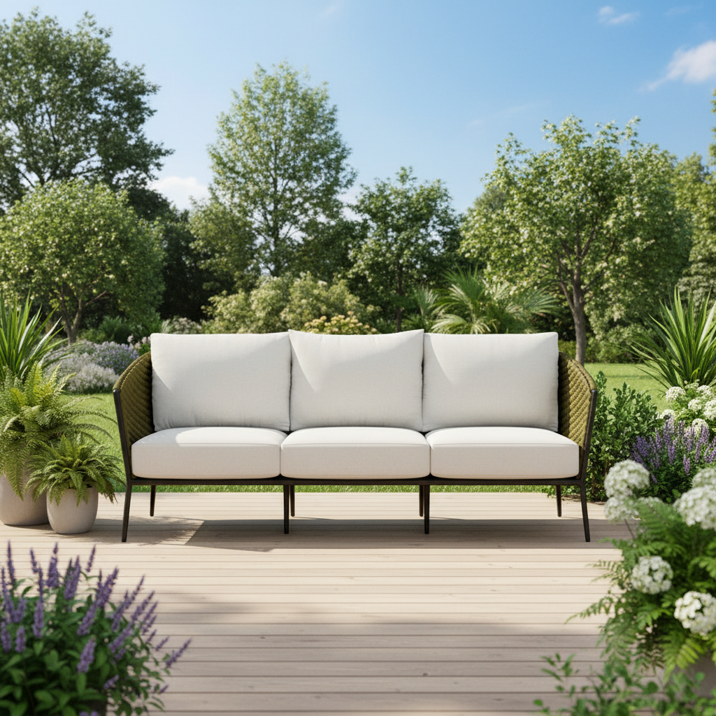 Lloyd Flanders Escape Aluminum Outdoor Sofa