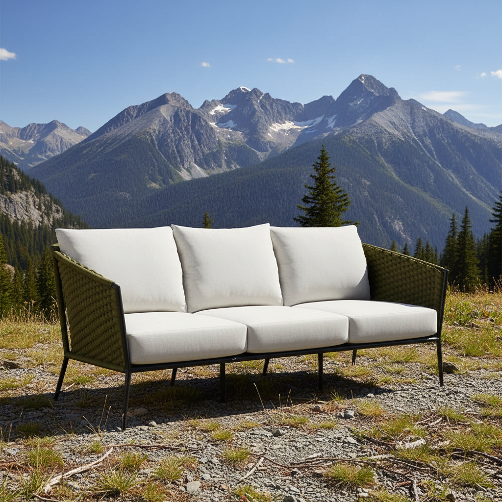Lloyd Flanders Escape Aluminum Outdoor Sofa