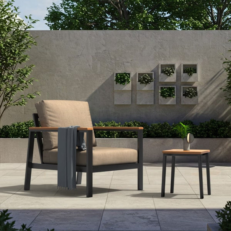 Forever Patio Hanover Aluminum Outdoor Lounge Chair