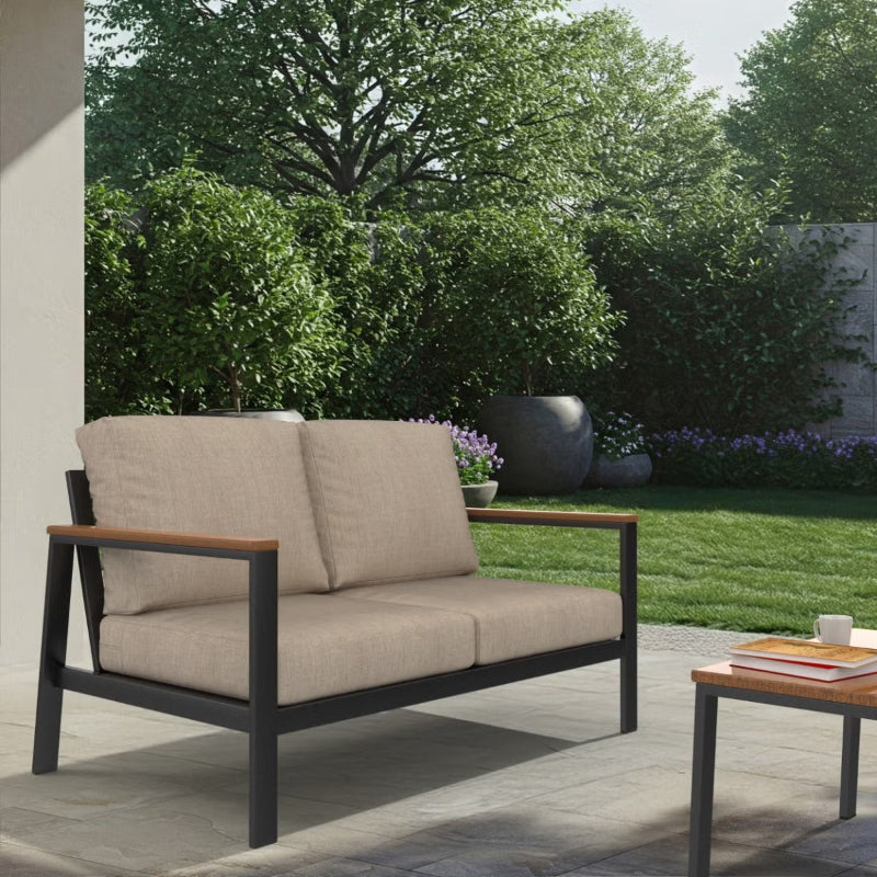 Forever Patio Hanover Aluminum Outdoor Loveseat