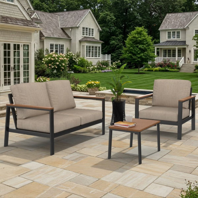 Forever Patio Hanover Aluminum Outdoor Loveseat