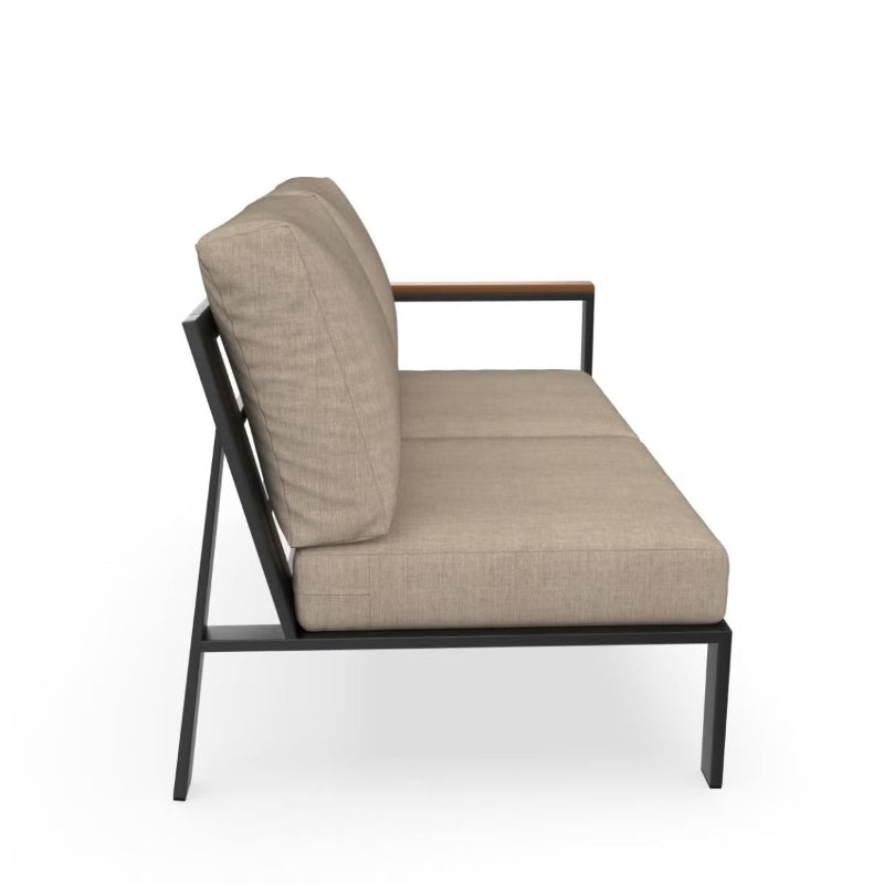 Forever Patio Hanover Aluminum Outdoor Sectional Left Arm Loveseat