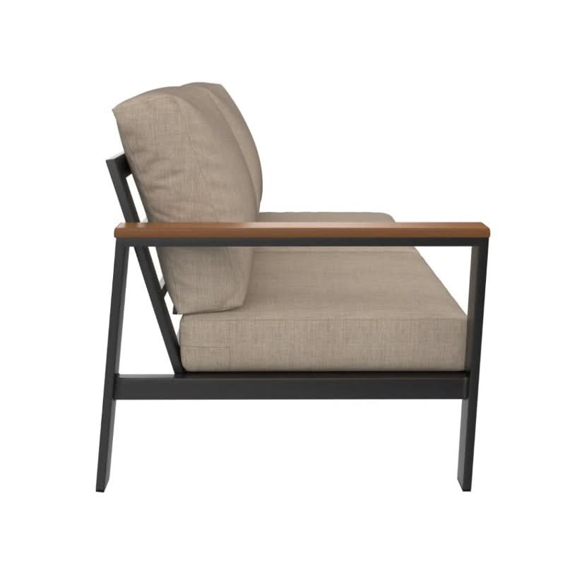 Forever Patio Hanover Aluminum Outdoor Right Arm Sectional Loveseat