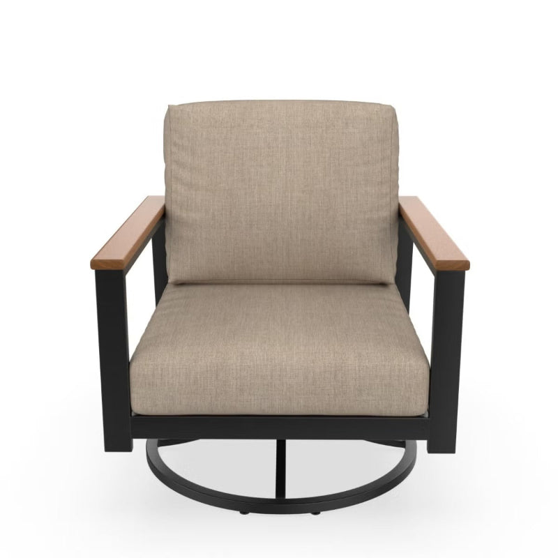 Forever Patio Hanover Aluminum Outdoor Swivel Rocking Chair