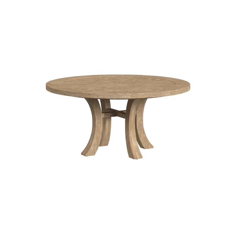 Sunset West Cambria Teak Outdoor Round Dining Table