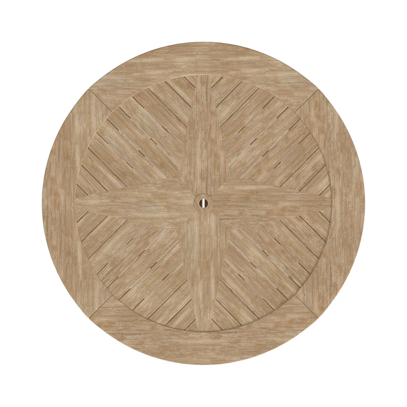 Sunset West Cambria Teak Outdoor Round Dining Table