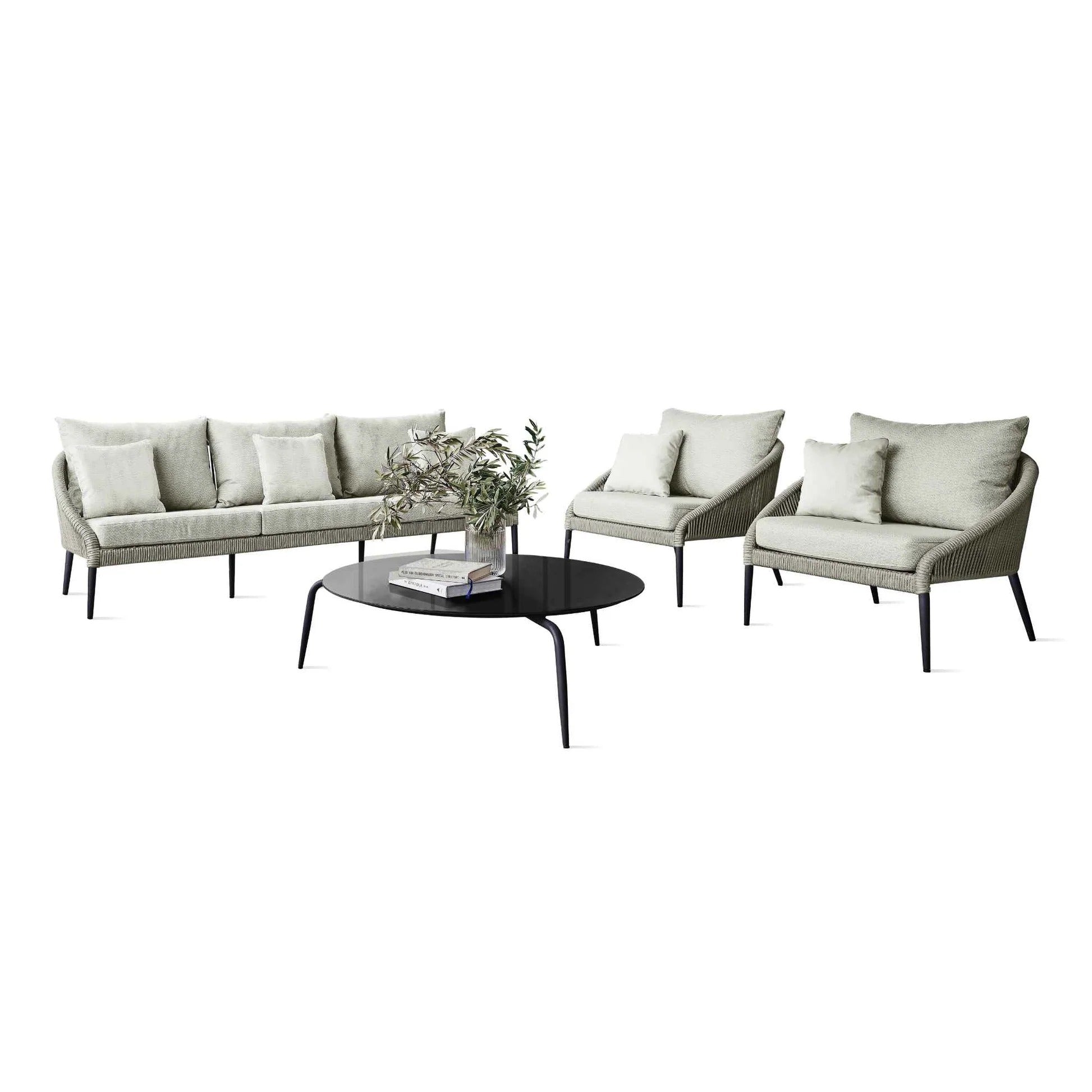 Skyline Design Rodona Rope Outdoor 5-Person Seating Set